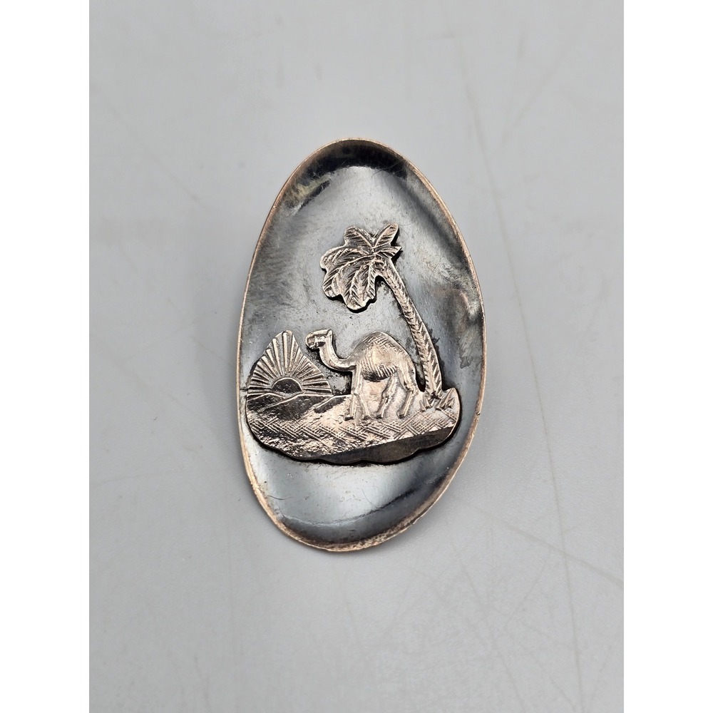 Unbranded Brooch Pendant Womens OS Silver Good Camel‎ Desert Israel Vintage